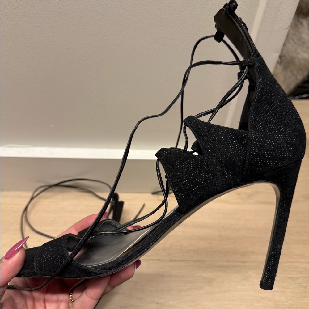 Stuart Weitzman lace up sandals